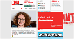 Desktop Screenshot of mut-gegen-rechte-gewalt.de